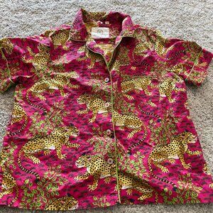 Printfresh Bagheera Petite Pajama Top - Small